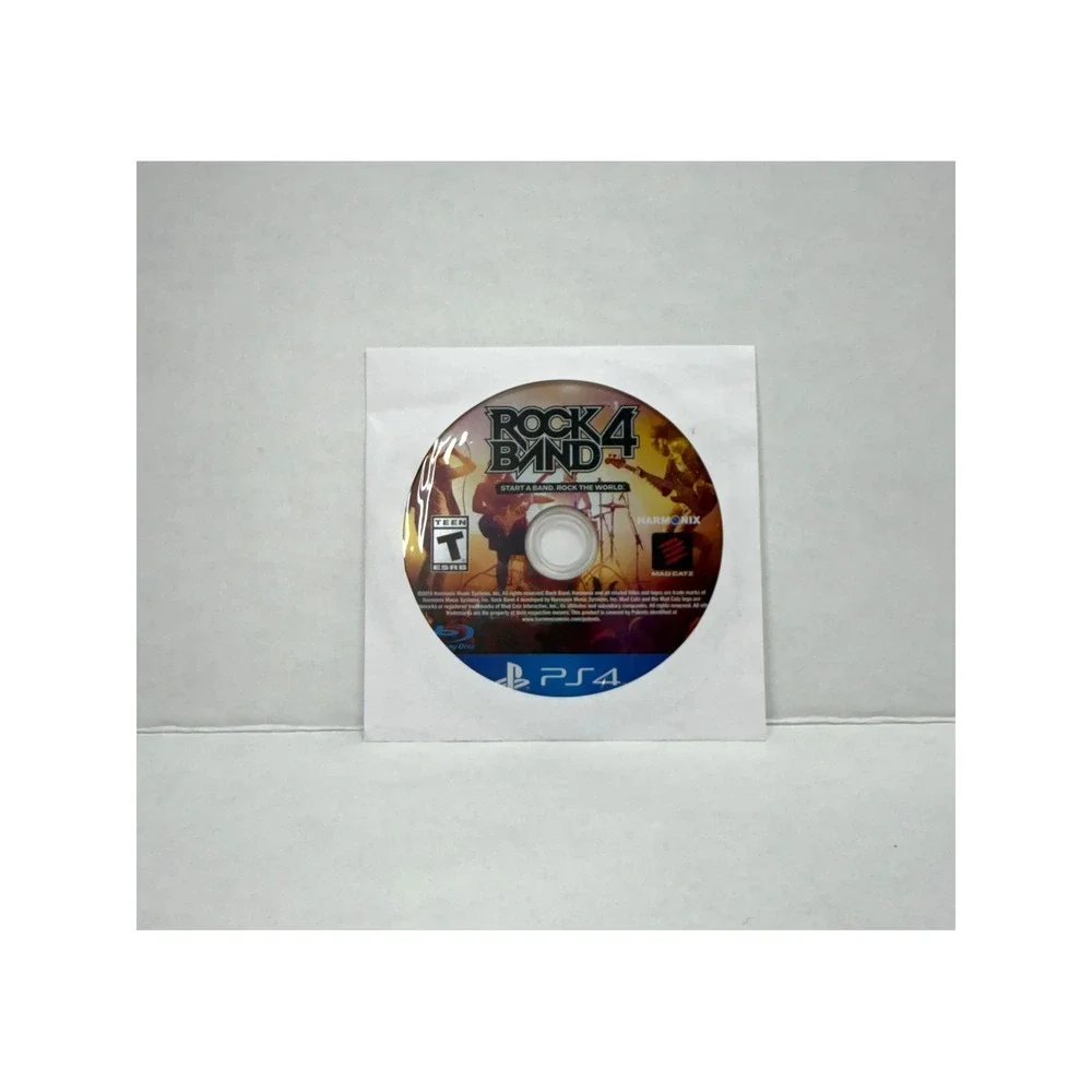 Rock Band 4 PS4 PlayStation 4 Game Disc Only Harmonix Mad Catz Blu-ray Disc